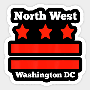 North West Washington , Awesome District of Columbia Sticker